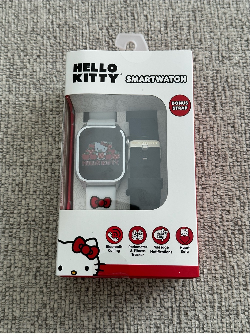 BRAND NEW Hello Kitty Bluetooth Smartwatch with Bonus Interchangeable Strap